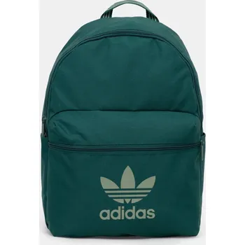 Sportovní batoh Batoh adidas Originals Adicolor zelená barva, velký, s potiskem, JI9437 79X, vel. ONE SIZE