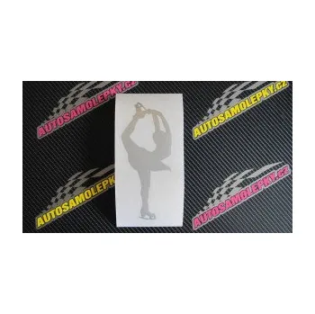 Polep vozidla Krasobruslení 013 pravá krasobruslařka (12 - zelená) SAMOLEPKA NA AUTO, NÁLEPKA, FÓLIE, POLEP, TUNING, VLASTNÍ TEXT, TISK, AUTOSAMOLEPKY.cz, POLEPY, OBRÁZEK, LOGO, 3D STICKERS