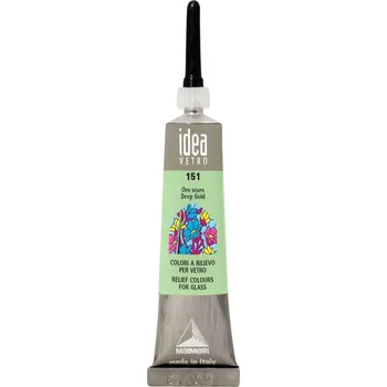 Speciální výtvarná barva Maimeri Vetro Rilievo Barva na sklo Deep Gold 151 20 ml 1 ks