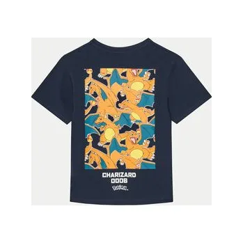 Pánské tričko NAME IT T-Shirt Jatin POKEMON 13238539 Tmavomodrá Regular Fit 116