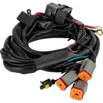 Příslušenství osvětlení automobilu Kabeláž Ledson DT6 pro 3 světla (6 pinů, 12V, 300W)