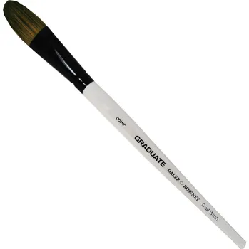 Malířský štětec Daler Rowney Graduate Watercolour Brush Pony & Synthetic Oválný štětec 3/4