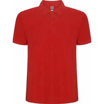 Roly Prémiová piké polokošile Pegaso Barva: červená, Velikost: 4XL RY6609