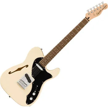 Elektrická kytara Fender Squier Affinity Series Telecaster Thinline LRL Olympic White Elektrická kytara