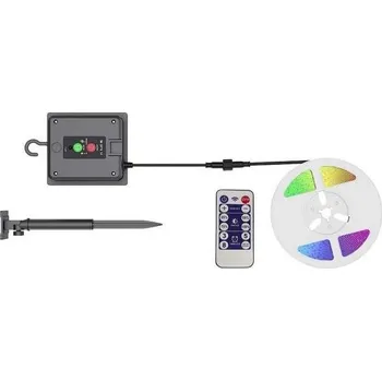 LED páska LED RGB Stmívatelný solární pásek LED/1,2W/3,7V IP67 5m