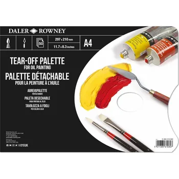 Daler Rowney 404210400 Malířská paleta A4 50 ks