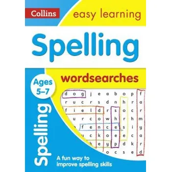 Cizí jazyk Spelling Word Searches Ages 5-7 – Collins Easy Learning (EN)