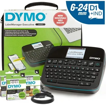 Tiskárna štítků Štítkovač Dymo LabelManager 640CB (PC, BT, USB, QWERTY) - sada