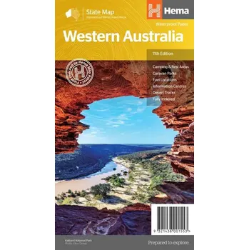 ITMB Publishing mapa Western Australia state map 1:2,5 mil. HEMA
