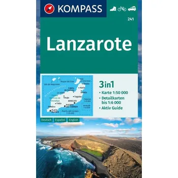 Lanzarote, turistická mapa (Kompass - 241) - turistická mapa