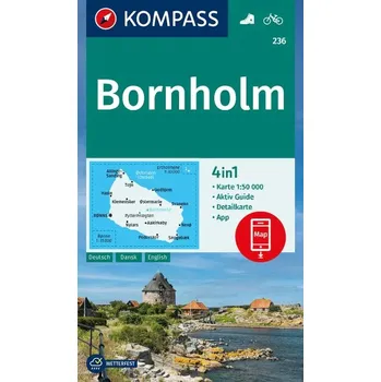 Kompass Bornholm 1:50 t. laminovaná