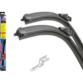 Stěrač Škoda Superb II-Přední aero stěrače Compass