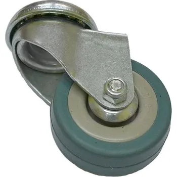 Pojezdové kolečko 50mm kolečko otočné+otvor pro šroub M10 šedé 002963