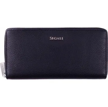 Módní doplněk SEGALI Dámská kožená peněženka SG-27395 černá