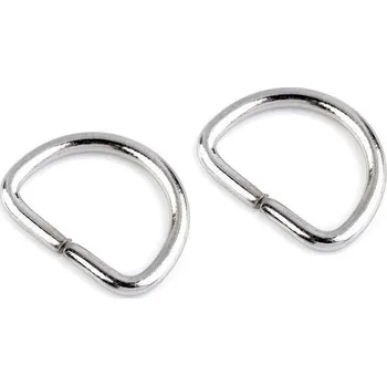 Polokroužek šíře 20 mm, barva 1 nikl