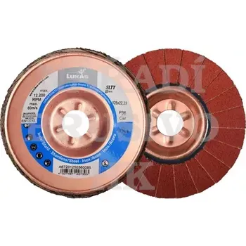 Brusný kotouč Lukas Lamelový kotouč 125x22,23 CERAMIC3P 36 SLTT INOX talířový