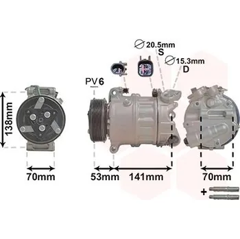 Kompresor klimatizace Kompresor, klimatizace VAN WEZEL 0200K209