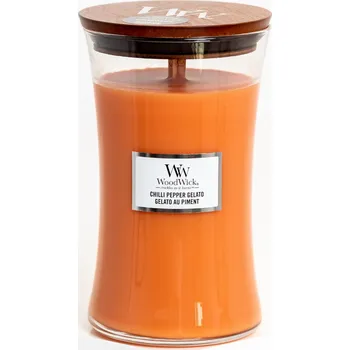 Svíčka WoodWick WoodWick Chilli Pepper Gelato, Vonná Sviečka 610g