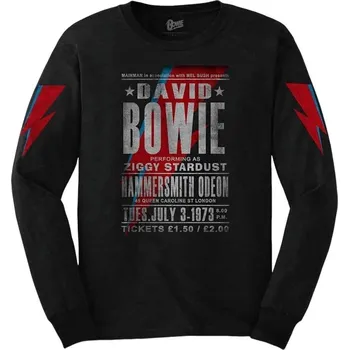 Pánské tričko David Bowie Tričko Hammersmith Odeon Unisex Black 2XL