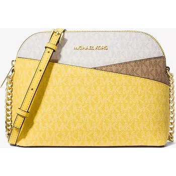 Kabelka MICHAEL KORS dámská kabelka,crossbody Jet Set Medium Dome žlutá