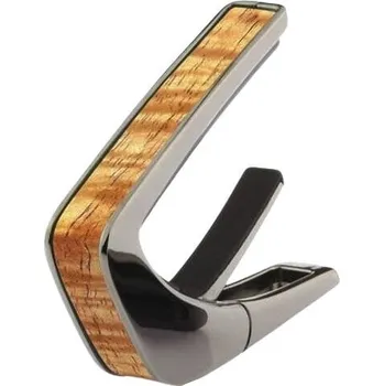 Hudební nástroj Thalia Wood Collection Koa-Black Chrome Kapodastr pro kytaru