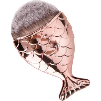 Kosmetický štětec Plochý kosmetický štětec ryba růžová