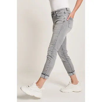 Dámské kalhoty Kalhoty Para Mi Bowie D175 světle šedé úzké Velikost: 38