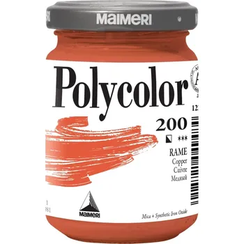 Vodová barva Maimeri Vynil Polycolor Akrylová barva Copper 200 140 ml 1 ks