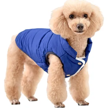 Obleček pro psa Zimní bunda pro psa Woof Woof Barva: Modrá, Velikost: L