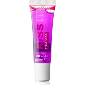 Přípravek na rty Revolution Relove Kiss It hydratační lesk na rty odstín Passion Fruit Purple 10 ml
