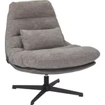 Relaxační otočné křeslo FELICIA RAVEN šedé
