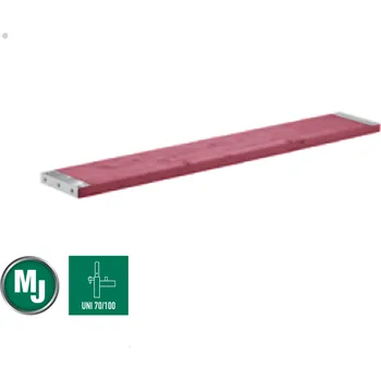 Lešení MJ UNI Podlážka dřevěná 3,00 m x 0,32 m - UNI 70 / Plettac 70