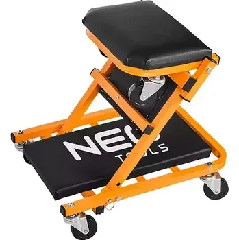 Nářadí na motocykly NEO lehátko montážní polohovatelné, stolička/lehátko, nosnost 150kg/120kg, 11-601-1