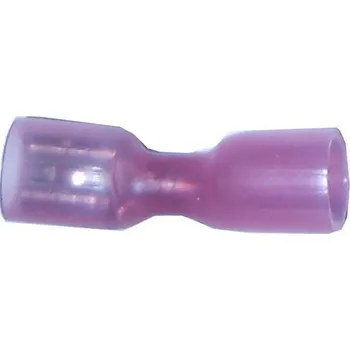 Síťový kabel Faston-zdířka 6,3mm se smršťovací bužírkou, kabel 0,5-1,5mm2