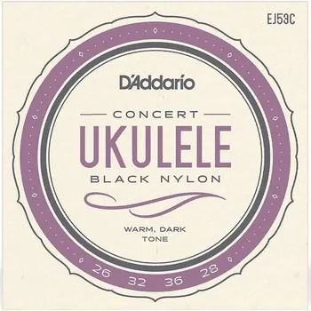 Struna pro hudební nástroj D'Addario EJ53C Struny pro koncertní ukulele