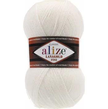 Příze Alize Lanagold Fine 450 Pletací příze