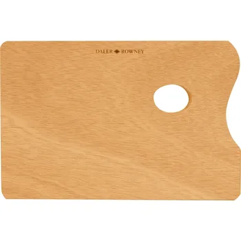Daler Rowney Palettes Artists' Wooden Rectangle Malířská paleta 20 x 30 cm