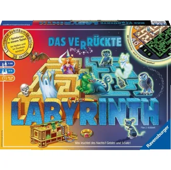 Společenská hra Ravensburger The Crazy Labyrinth: 30 Years Anniversary Edition, desková hra