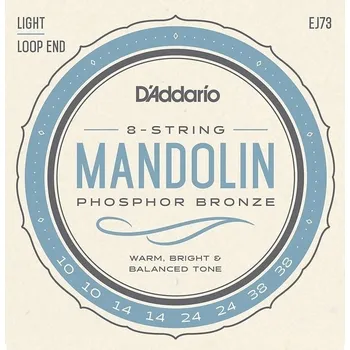 Hudebniny D'Addario EJ73 Struny pro mandolínu
