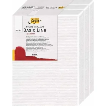 Malířské plátno Kreul Malířské plátno Basic Line 13 x 18 cm 3 ks