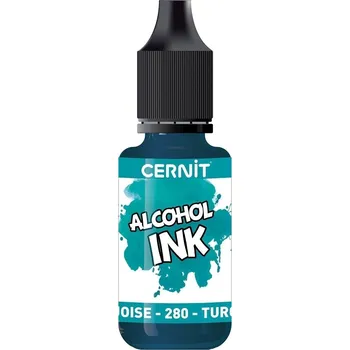 Cernit Alcohol Ink Akrylový tuš Turquoise Blue 20 ml 1 ks