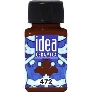 Speciální výtvarná barva Maimeri Water-Based Cold Idea Barva na sklo a porcelán Brown 472 60 ml 1 ks
