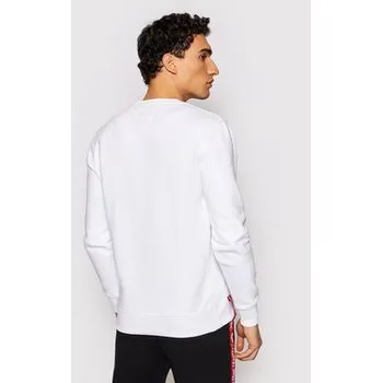 Pánská mikina Alpha Industries Mikina Basic 188307 Bílá Regular Fit XL