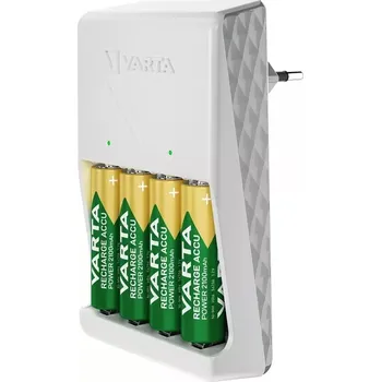 Baterie pro mobilní telefon VARTA PLUG CHARGER 57657 + 4 x dobíjecí baterie R6 (AA) 2100mAh