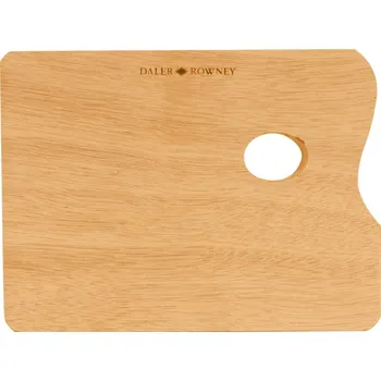 Daler Rowney Palettes Artists' Wooden Rectangle Malířská paleta 18 x 24 cm