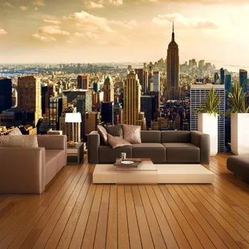 Fototapeta Solution Media 3D tapeta - Výhled na město MU119 1 - Voděodolné plátno - Textilní tapeta omyvatelná - 250g/m2