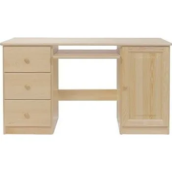 Obývací stěna Psací stůl BR 4 povrchová úprava borovice (d) přírodní lak