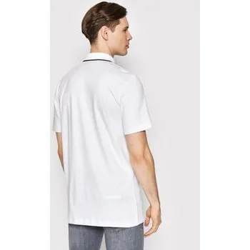 Pánské tričko Selected Homme Polokošile Leroy 16082844 Bílá Regular Fit S