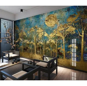 Fototapeta Solution Media 3D tapeta - Zlatý les MU2556 3 - 3D Relief - Vliesová tapeta - 320g/m2