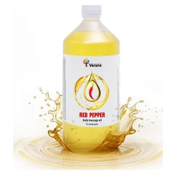 Masážní přípravek VERANA Masážní olej Paprika 1000 ml